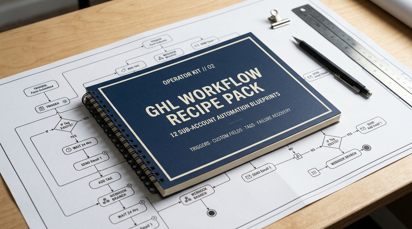 GHL Workflow Recipe Pack cover